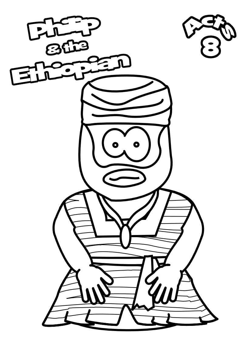 22-Ethiopian-Colouring-page