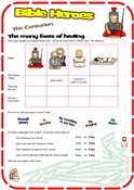 Centurions Faith (Luke 7) Worksheet